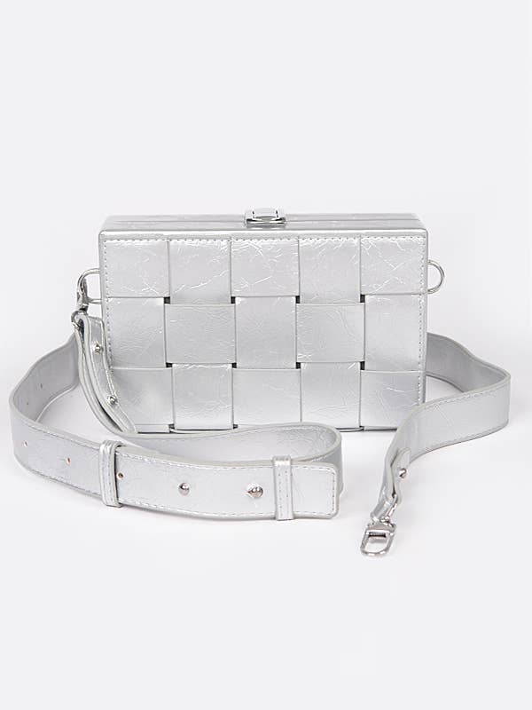 Faux Leather Braided Bag for wholesale by Shop Neighbors