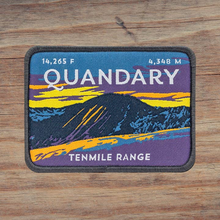 Hinterland Outdoors - Wholesale Patch - Quandary Peak Colorado 14er Patch4