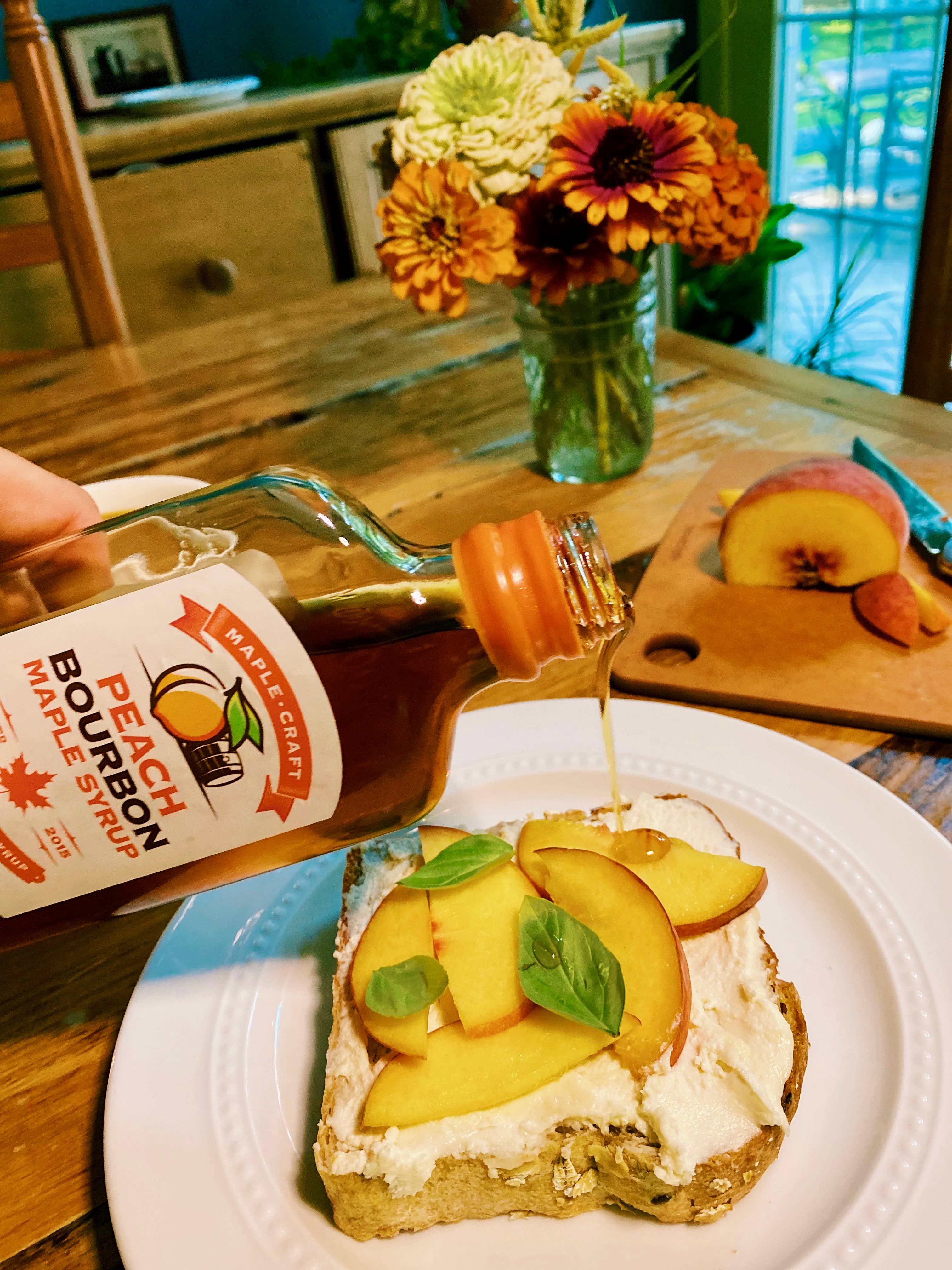 Maple Craft Foods - Wholesale Maple Syrup - Peach Bourbon Maple Syrup3