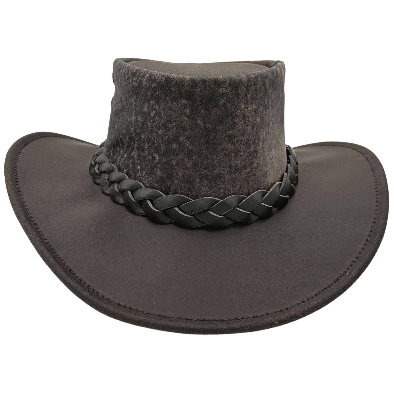 Stonewash Brown Jacaru 519 Roo Squashy Hat for wholesale on Faire4