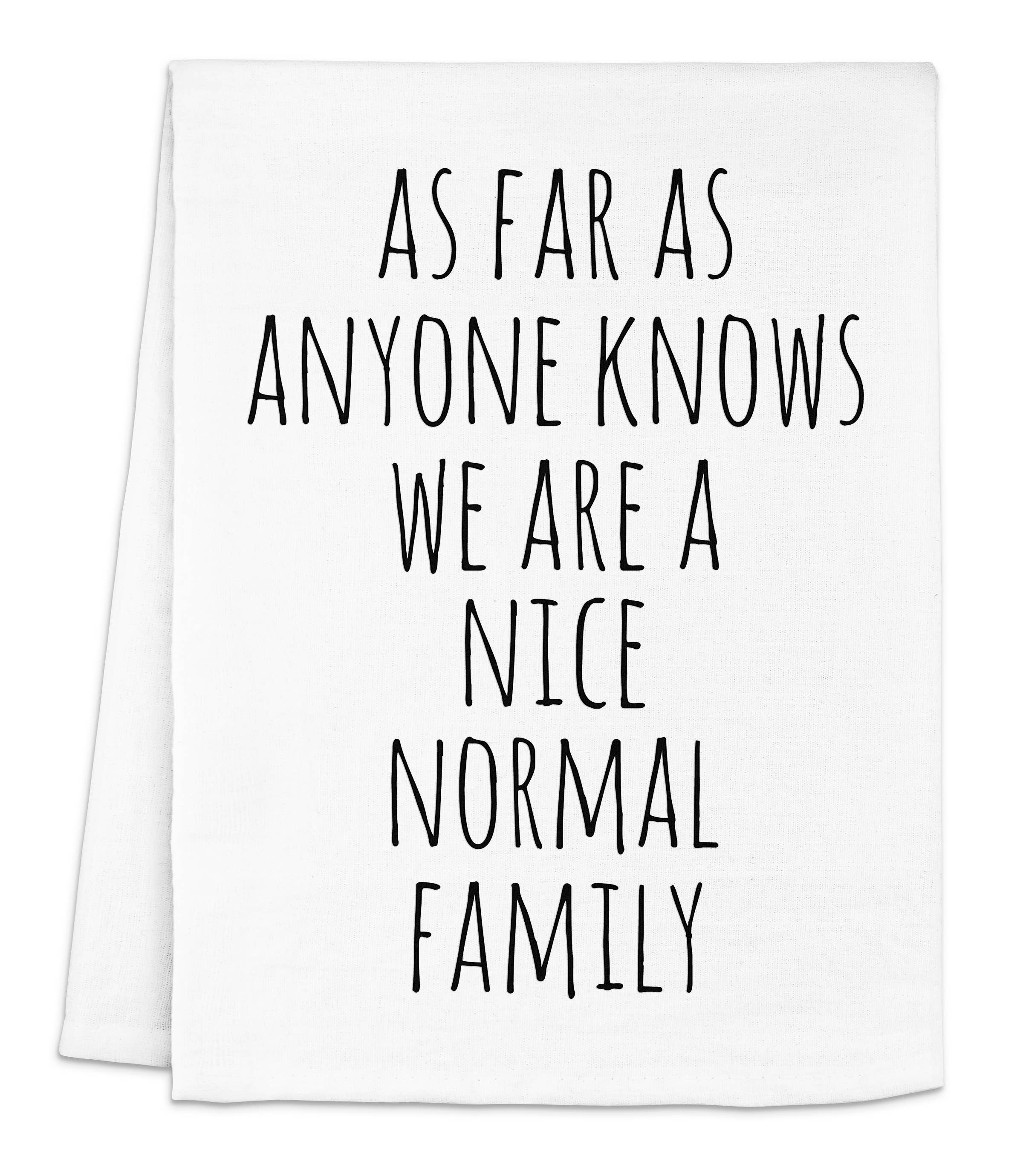 Moonlight Makers - Wholesale Tea towel - We Are A Nice Normal Family - Kitchen Towels 3