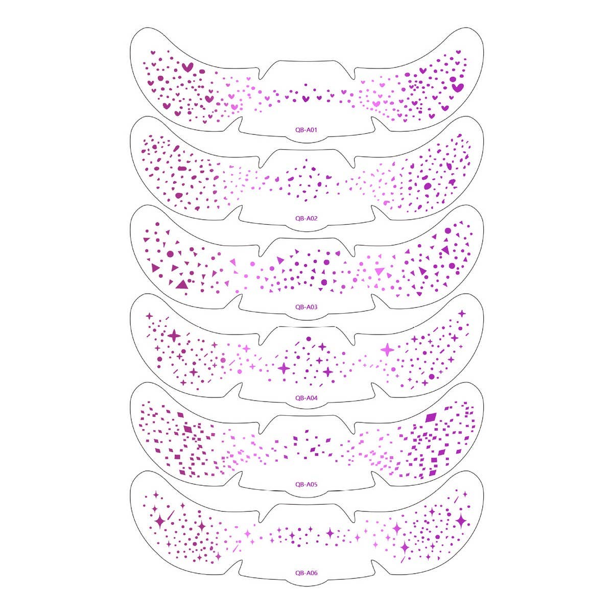 ACCITY - Wholesale Temporary Tattoo - Metallic Freckle Tattoos – Gold & Silver Party_CWMM82292