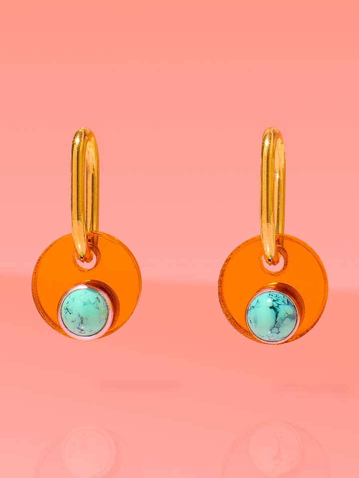 Cerchietti ovali Deco Glam Medaglion in rame per la vendita all'ingrosso da parte di Tribe + Temple