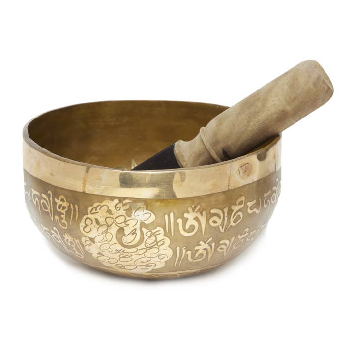 KARMA YOGA SHOP - Wholesale Meditation Supplies - Singing bowl “Alliance of the Buddha and the Mantra”