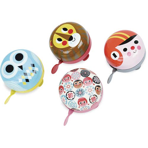 Présentoir de sonnettes de vélo Vilac (12 pièces) Vélo pour enfants pour la vente par Hippychick