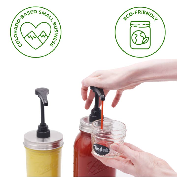 Mason Jar Lifestyle – wholesale Kitchen tool/gadget – Food Grade Dispenser Pump for Mason Jars