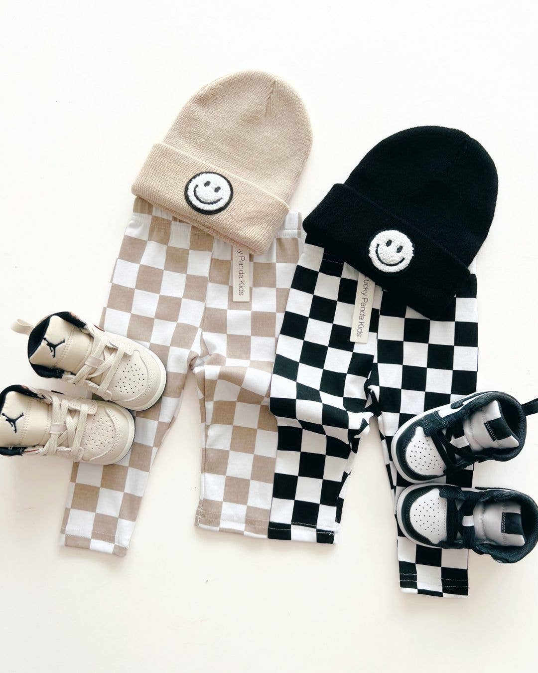 Lucky Panda Kids - Wholesale Fashion Leggings - Kids - Checkered Leggings | Latte7