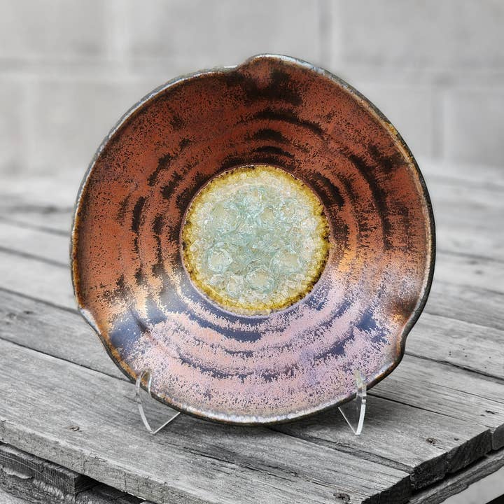 Dock 6 Pottery - Wholesale Decorative Plate/Dish/Bowl - 3 Pinch Rim Bowl - READY TO SHIP - Handmade Pottery