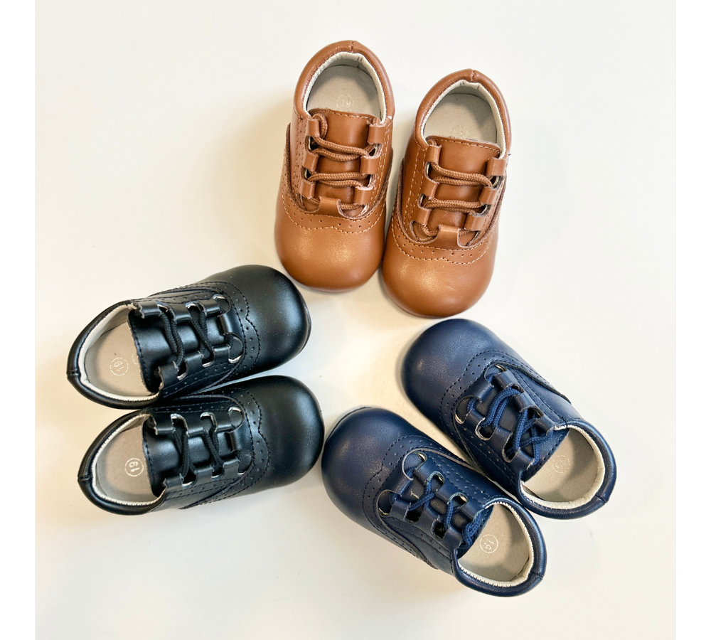 Ozznek Children’s Footwear & Apparel Brand - Wholesale Dress Shoes - Kids - Wide Toe Box, Kids Shoe-Alfie Lace-up 1