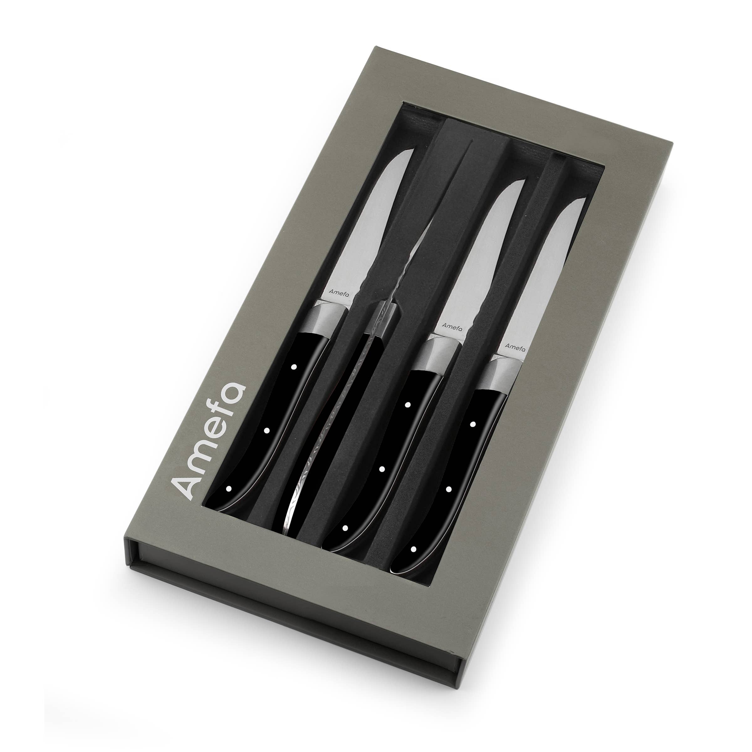 wood ROYAL STEAK Set of 4 steak knives - Amefa for wholesale on Faire6