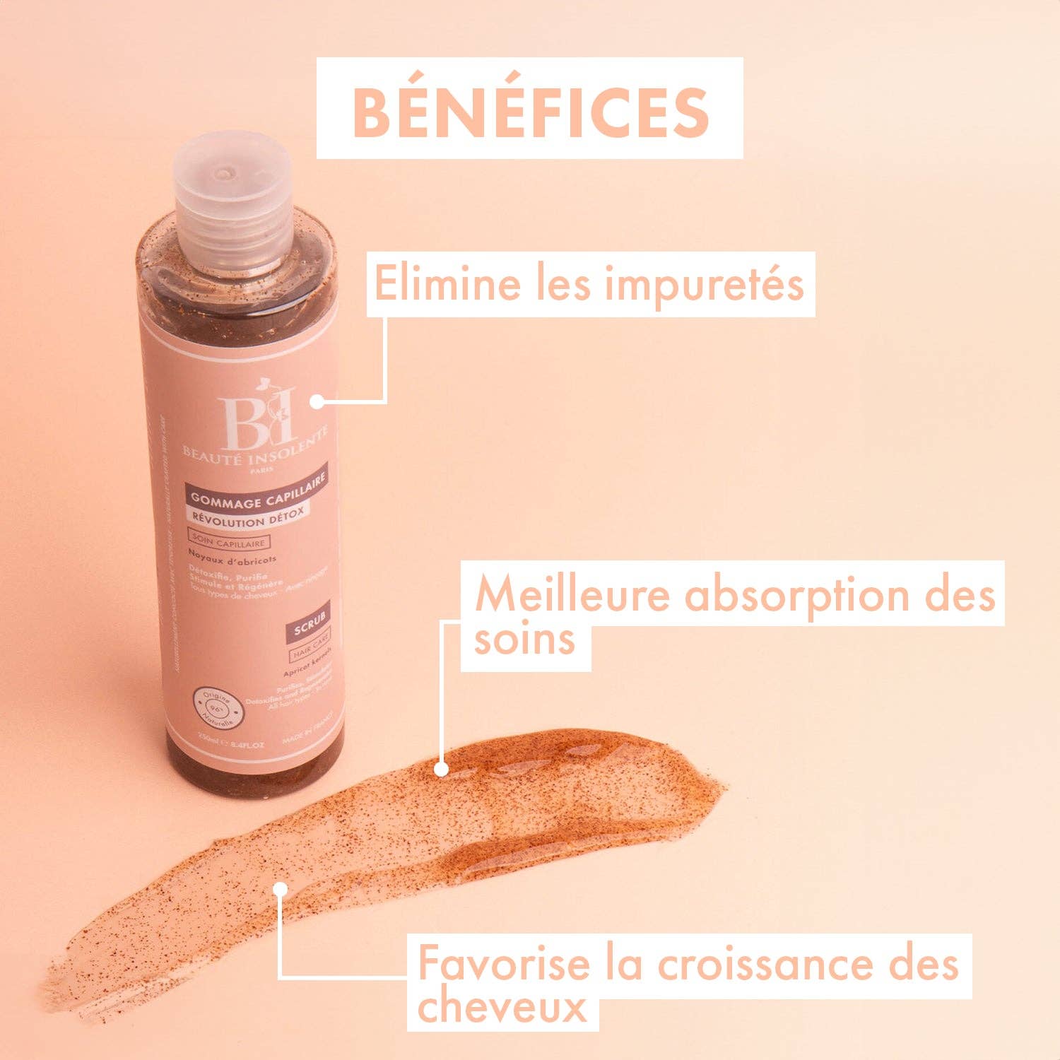 BEAUTE ISOLENTE – wholesale Behandling för hår och hårbotten – Hair scrub – detoxbehandling för hårbotten2