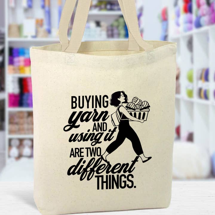 Comprando hilo... Bolsa de lona para venta al por mayor de Anna B. Shop