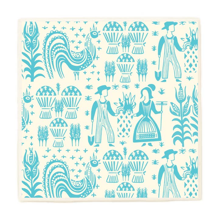 Butterprint Pyrex-inspirerad underlägg för wholesale av Lucky Mfg. Co.