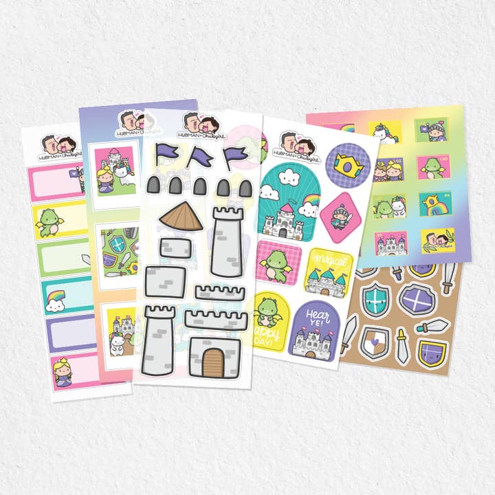 Magic Castles Variety Stickerpakket voor wholesale door hubmanchubgirl.
