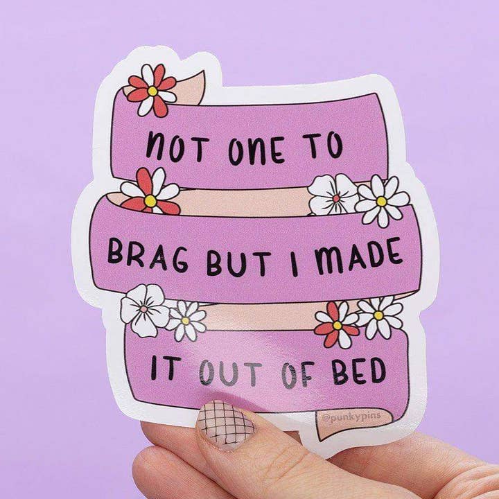 Adesivo in vinile grande fatto fuori dal letto per la vendita all'ingrosso da parte di Punky Pins