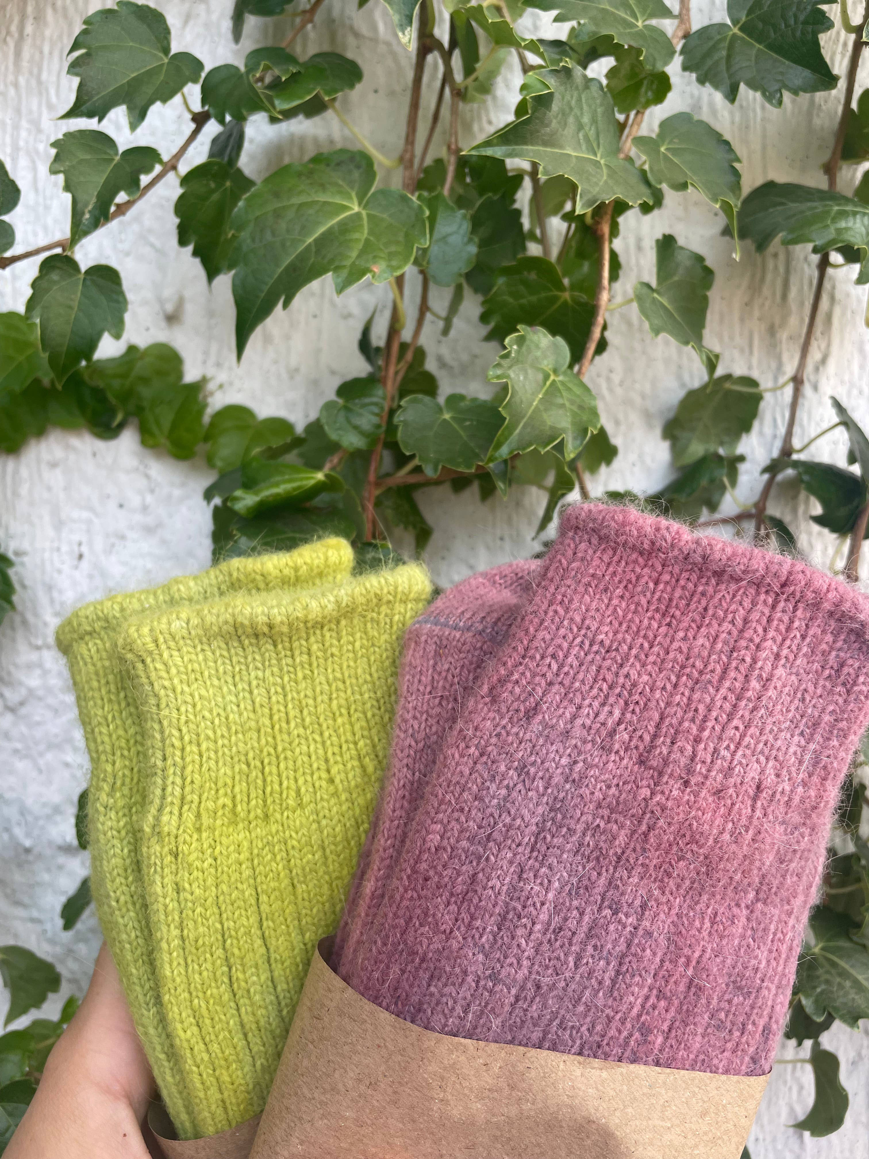 Lesley Darling Fiber - Wholesale Socks - Unisex - Naturally Dyed Wool Socks2
