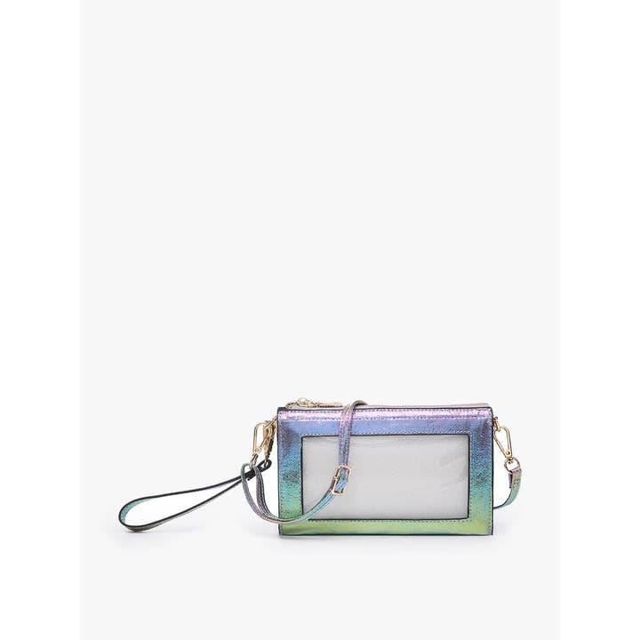 JNC RT (Jen & Co. Outlet) - Wholesale Crossbody Bag - Women's - M2002 Maeve 3 Compartment Crossbody w/ Clear Phone Window