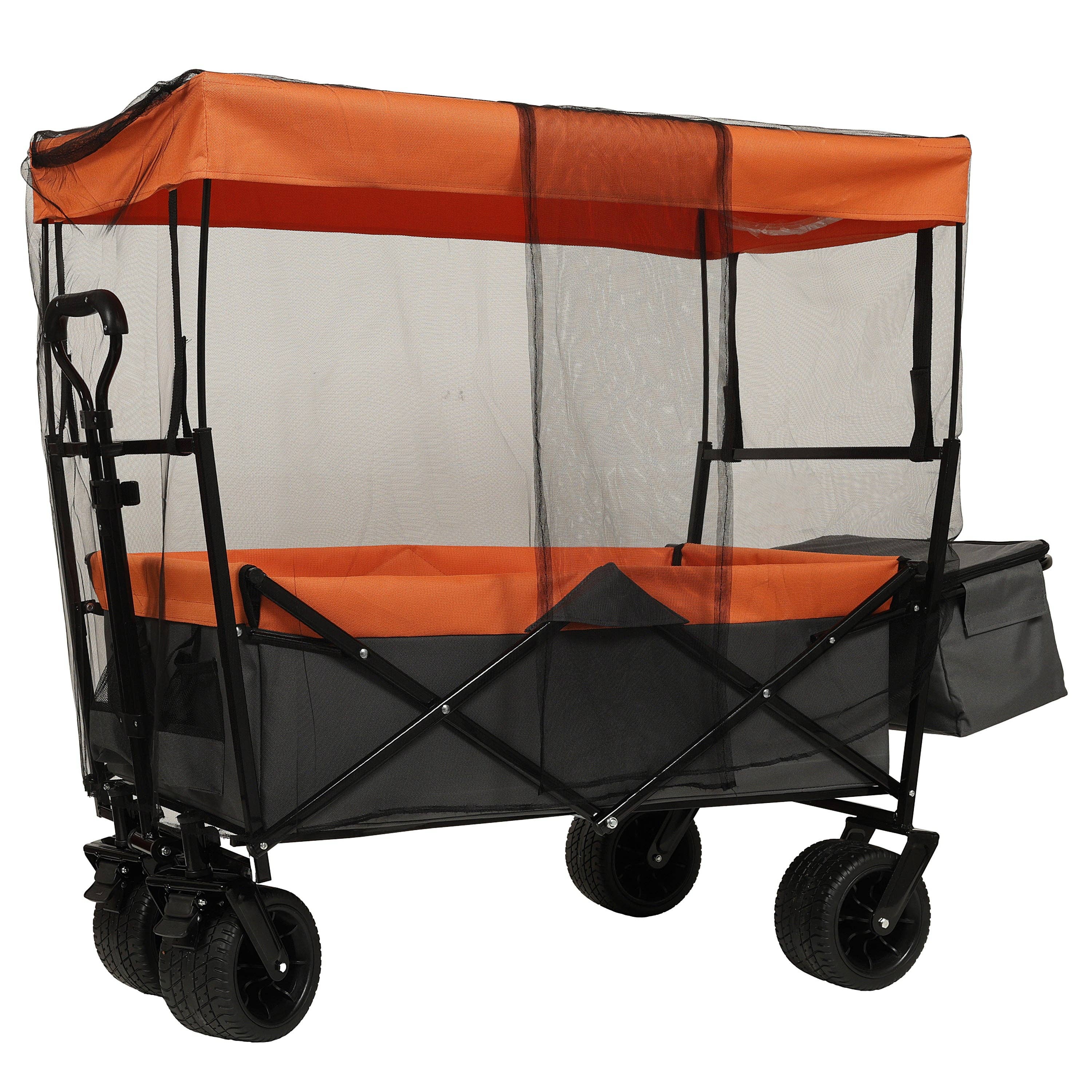 39F Inc. - Wholesale Stroller - Baby - 480Lbs Foldable Wagon with Canopy and All-Terrain Wheels10