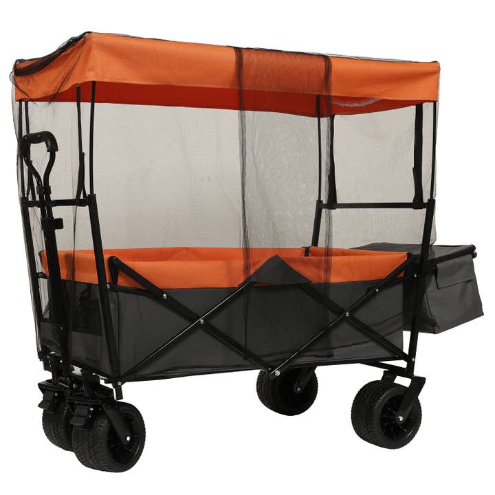 39F Inc. - Wholesale Stroller - Baby - 480Lbs Foldable Wagon with Canopy and All-Terrain Wheels10