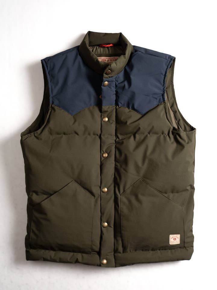 Palisades Vest for wholesale by Iron & Resin