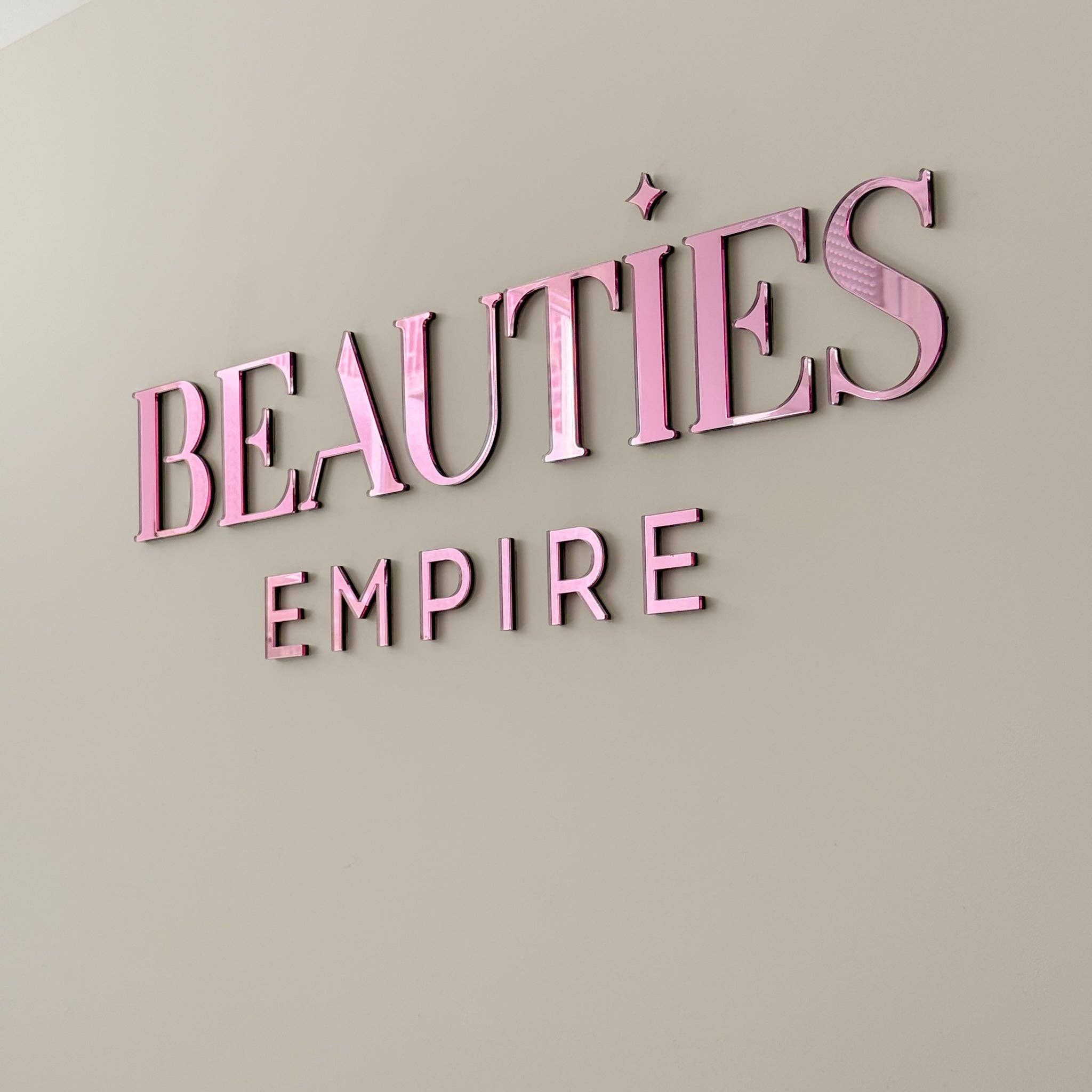 Lasartify - Wholesale Sign - Large 3D  sign for the wall Pink2