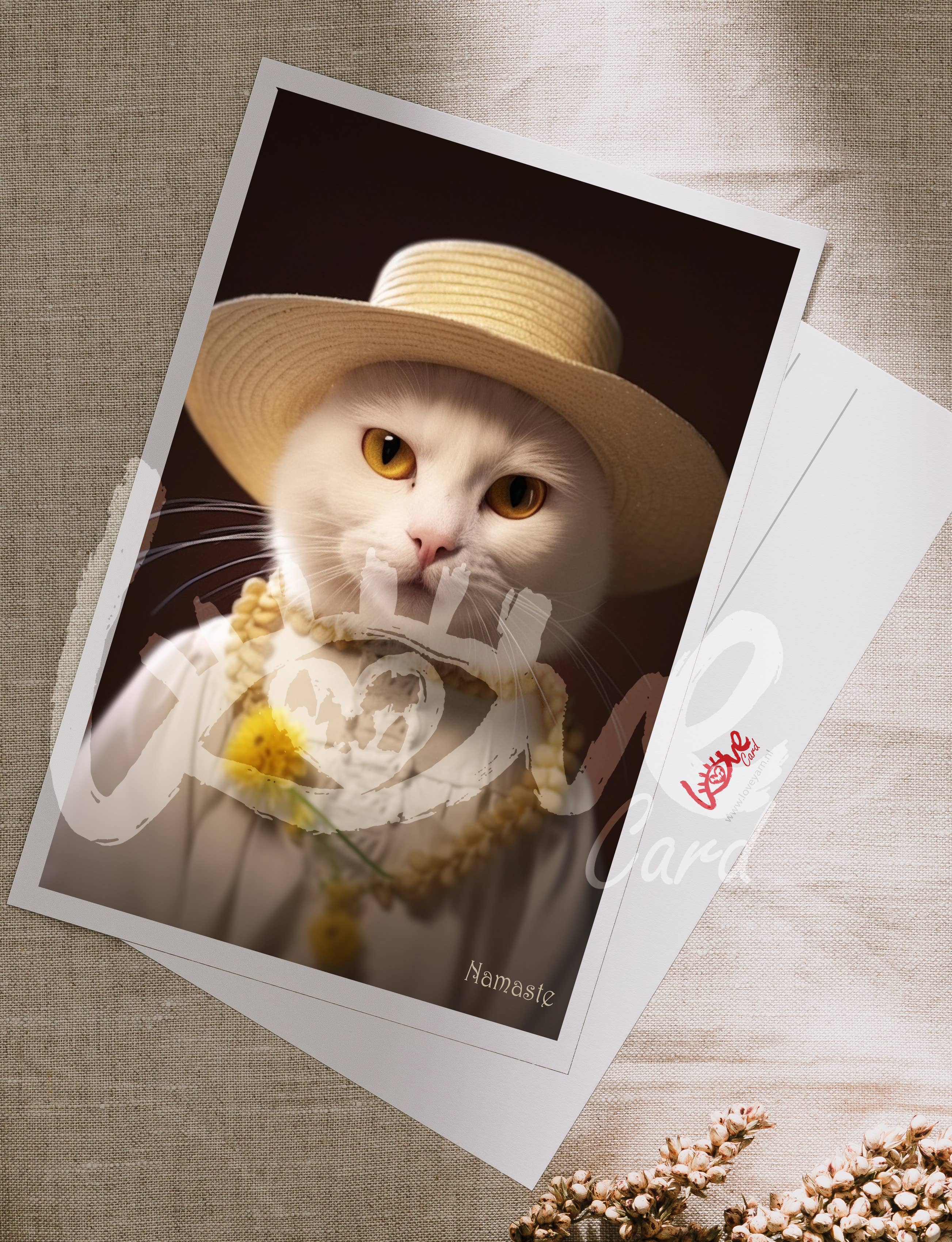 Meow & Muse - Wholesale Postcard - Postcard 'Namaste'0