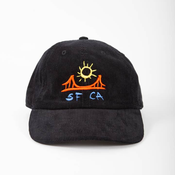 SF CA Cap - Black Corduroy and other Purchase Wholesale sf mercantile. Free Returns & Net 60 Terms on Faire trending on Faire.