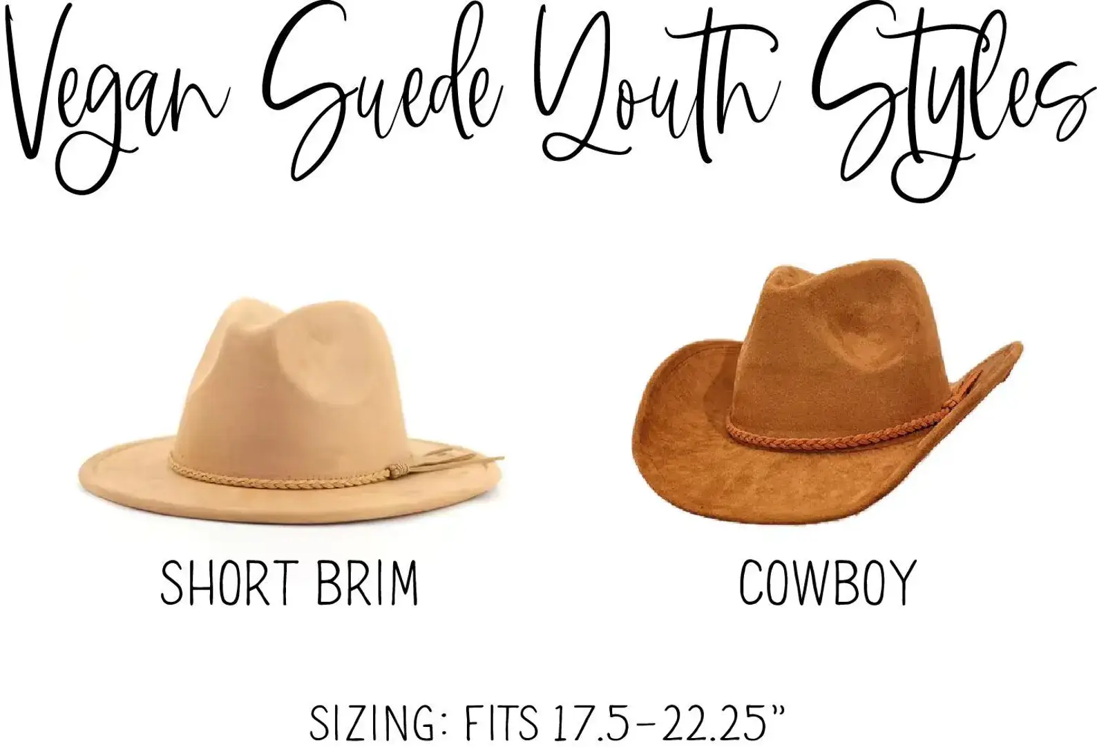 Willie & Dolly Designs - Wholesale Fedora - Women's - Youth Size Vegan Suede Hat Blank1