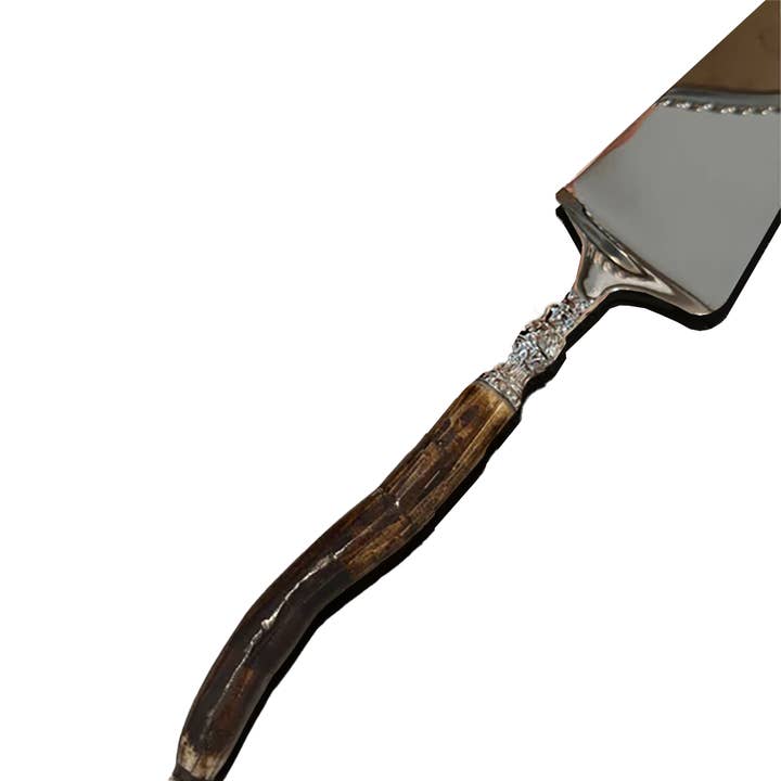 Shastra Home - Wholesale Serving Utensil - Curved Bone Cake Server