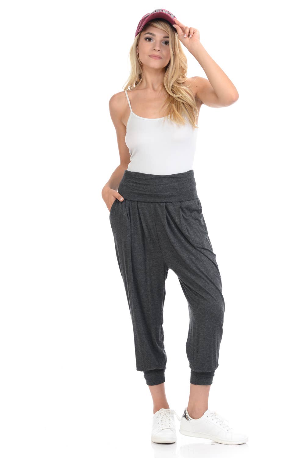 Allium - Wholesale Pants - Women's - Banded Waist Harem Joggers12