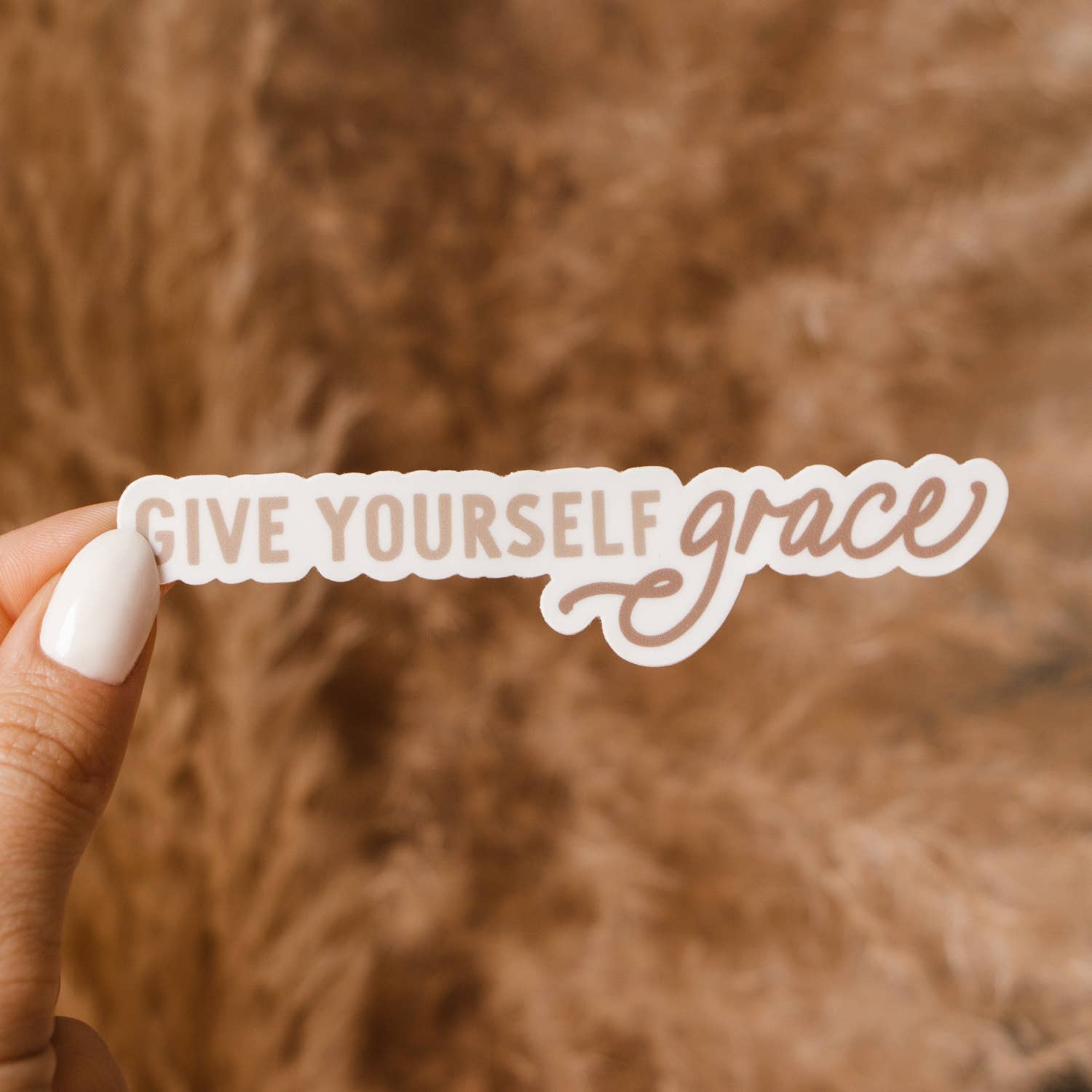 The Anastasia Co – wholesale Sticker – Give Yourself Grace Sticker2