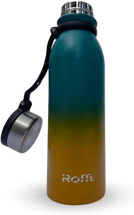 ROFFT USA LLC - Wholesale Water Bottle - 20 oz Insulated Water Bottle - Leak Proof, Stainless Steel, Thermo Bottle for Hot and Cold Drinks, Double Wall Insulation, Portable Water Flask for Travel, Outdoor37