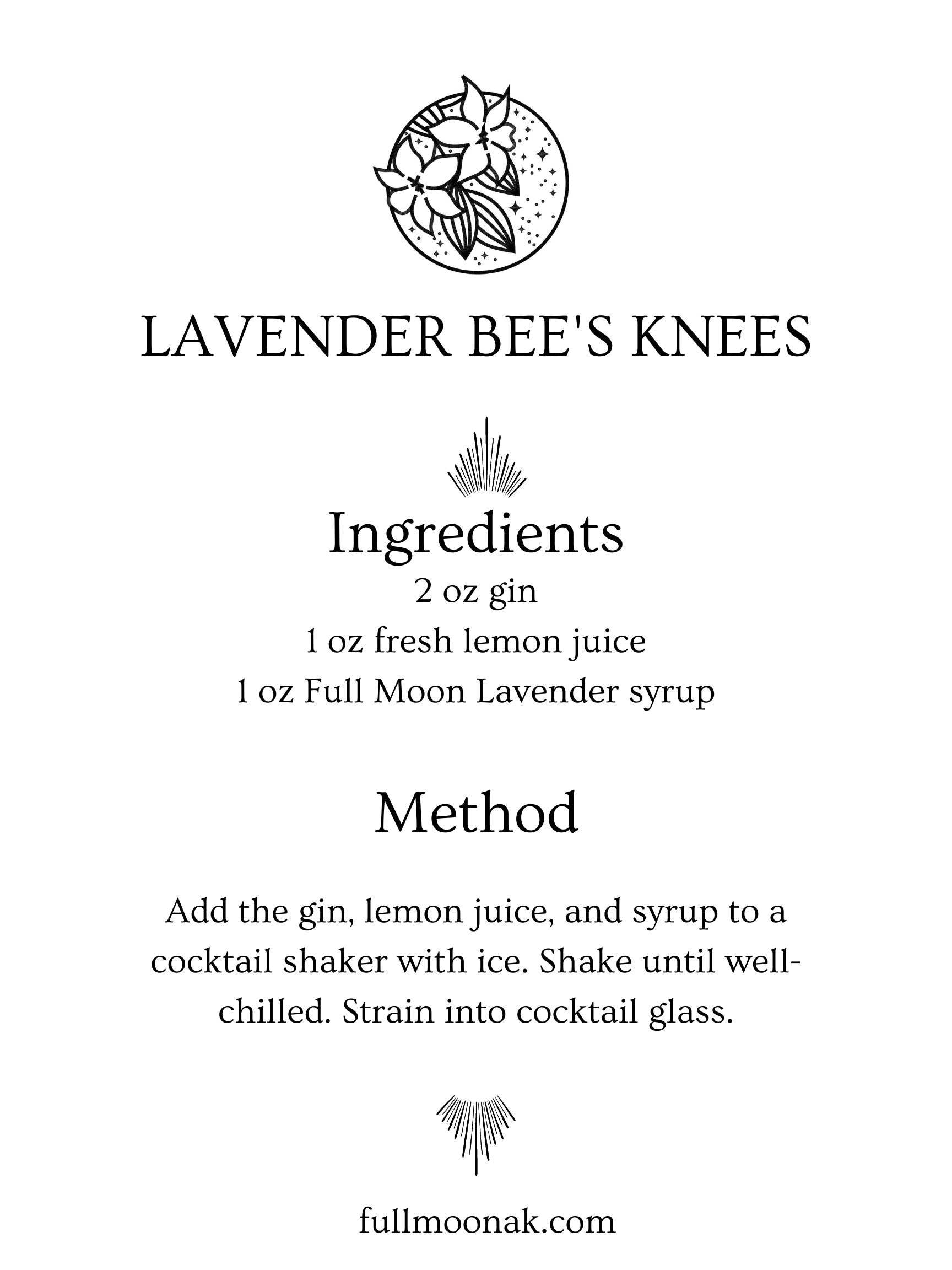 Full Moon - Vendita all'ingrosso Mix/sciroppo per cocktail - Sciroppo semplice di lavanda4