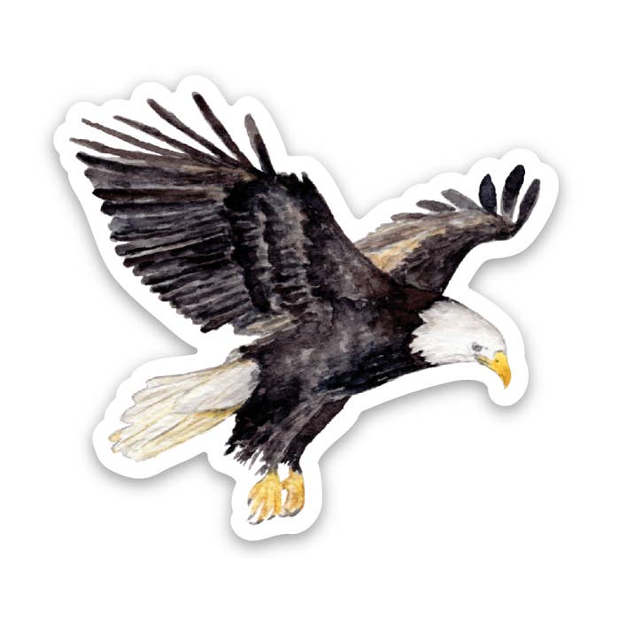 Eagle Sticker for wholesale by Kaitlyn Ashlee Art & Design