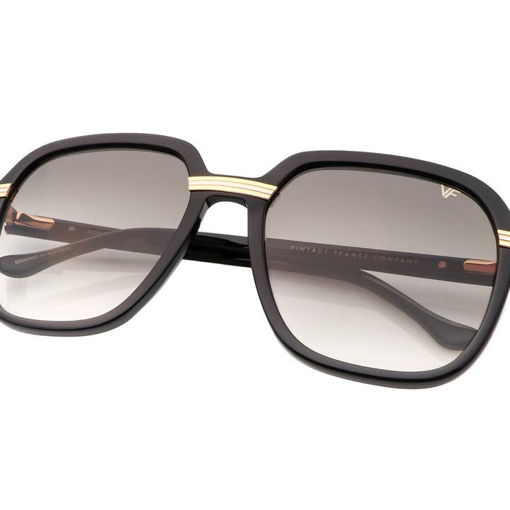 VF Monte Carlo: Executive black acetate (black gradient) for wholesale by Vintage Frames Company