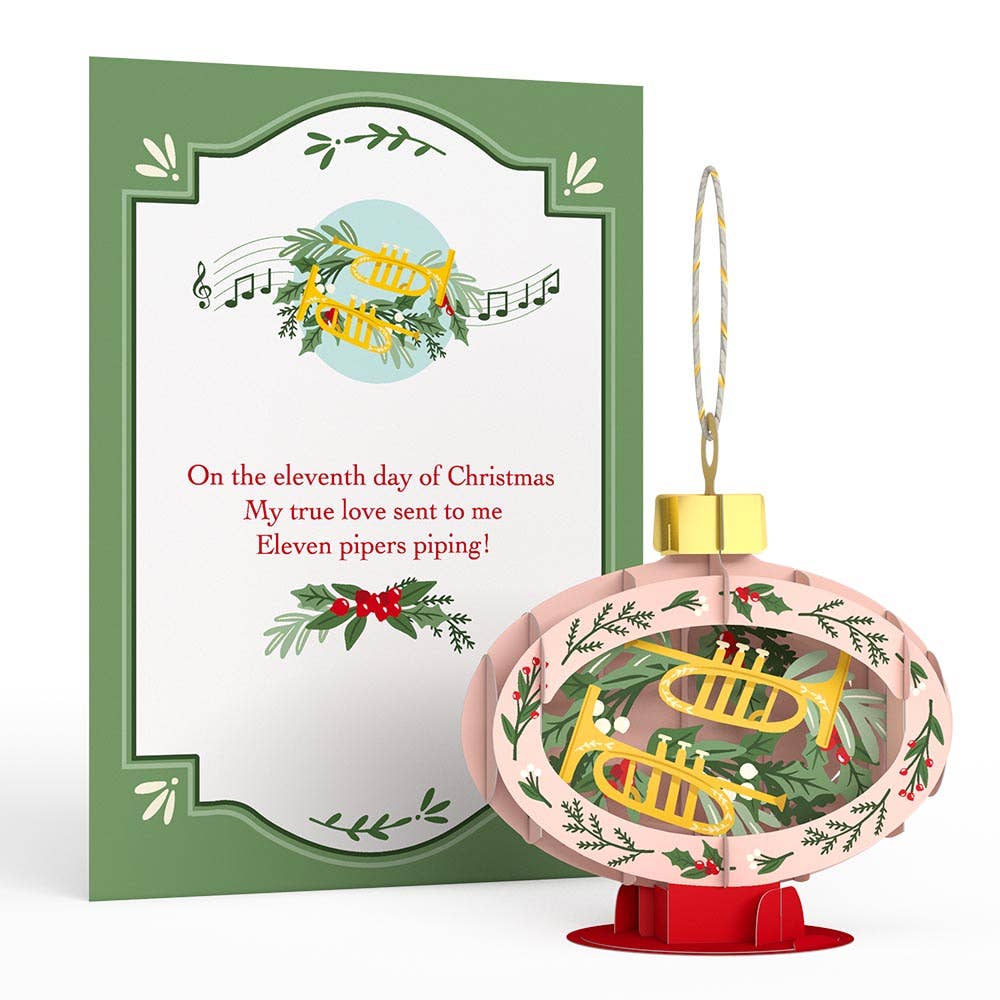 Lovepop Cards - Wholesale Christmas Card - 12 Days of Christmas Merry Ornament Set14