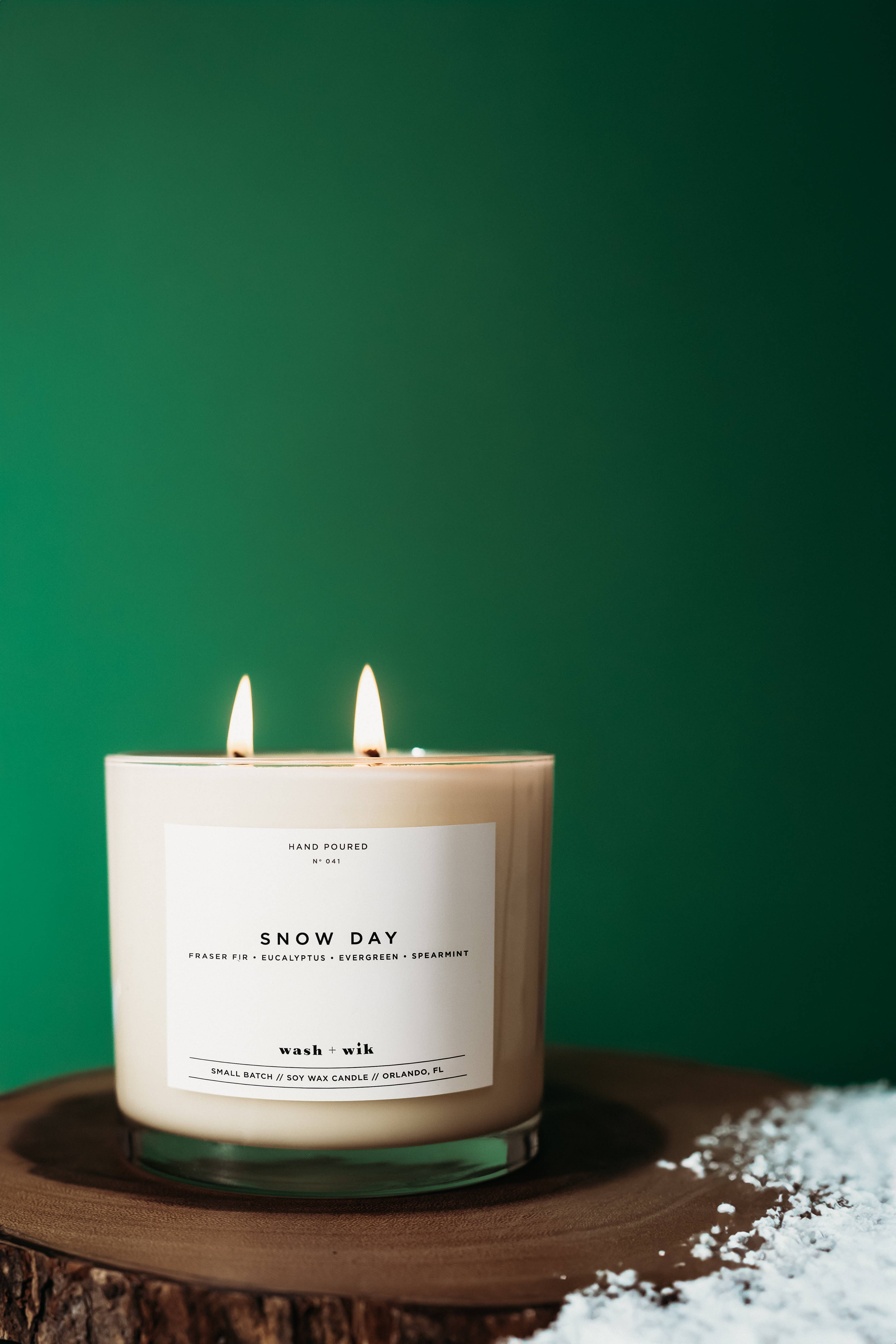 Wash and Wik - Wholesale Jar/Filled Candle - 3 Wick - 35oz Vessel - 2 Pound Soy Wax Candle by Wash + Wik12