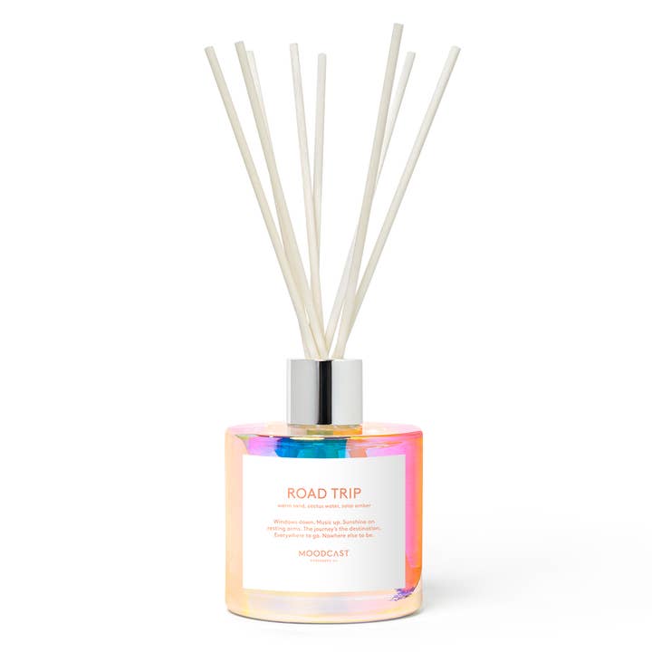 Moodcast Fragrance Co. - Wholesale Fragrance Oil - Reed Diffuser - Vibes - Road Trip - 3.4 oz Glass Jar