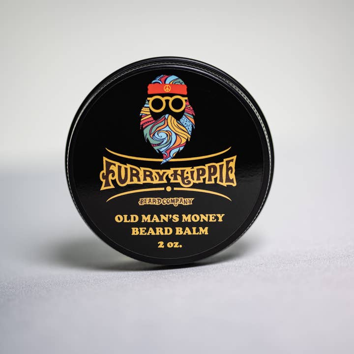 Furry Hippie Beard Company - Wholesale Beard Styling Product - Old Man's Money Beard Balm 2oz.