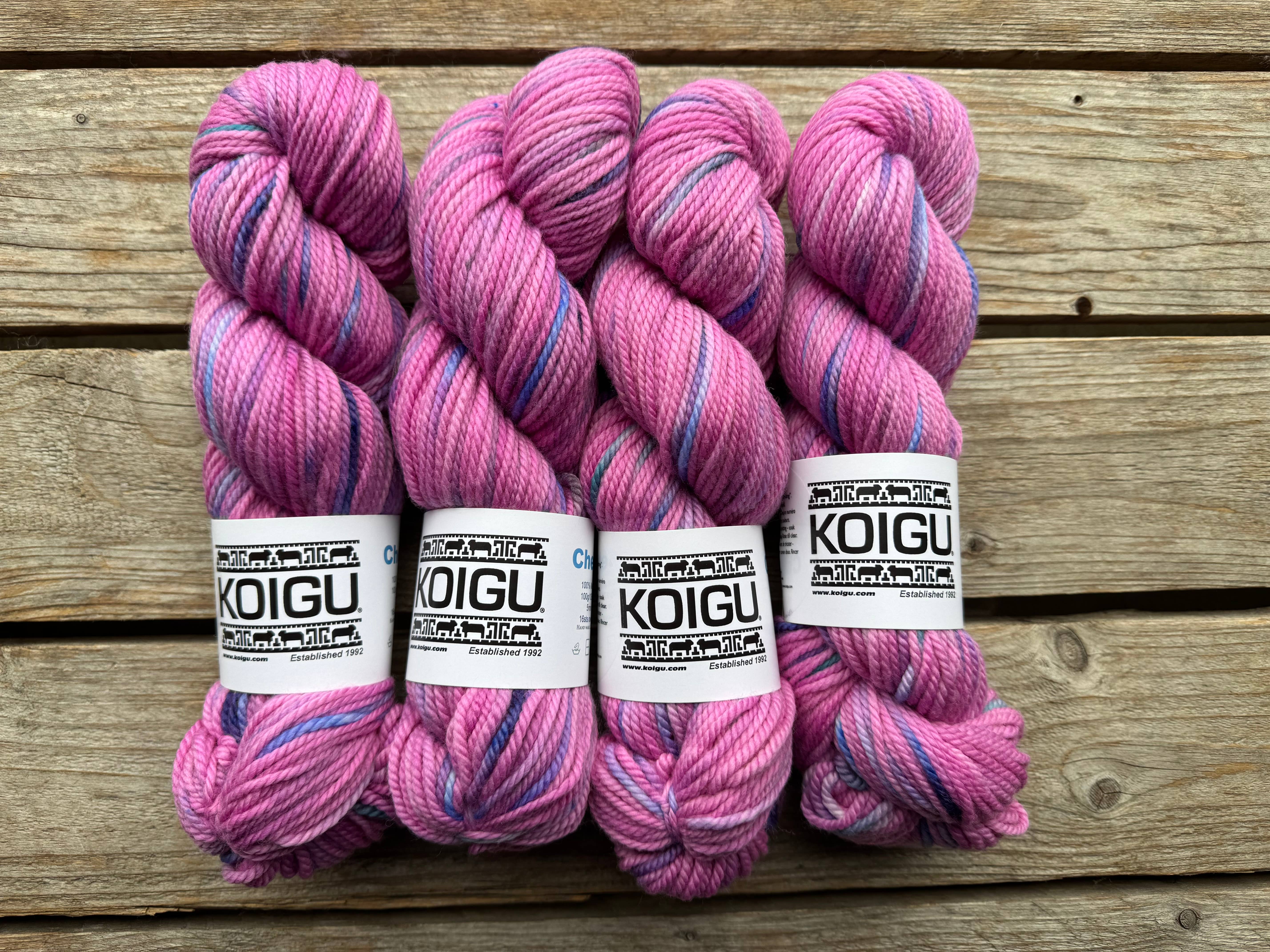 Koigu Wool Designs - Wholesale Yarn - Chelsea Aran Merino Yarn -group B28