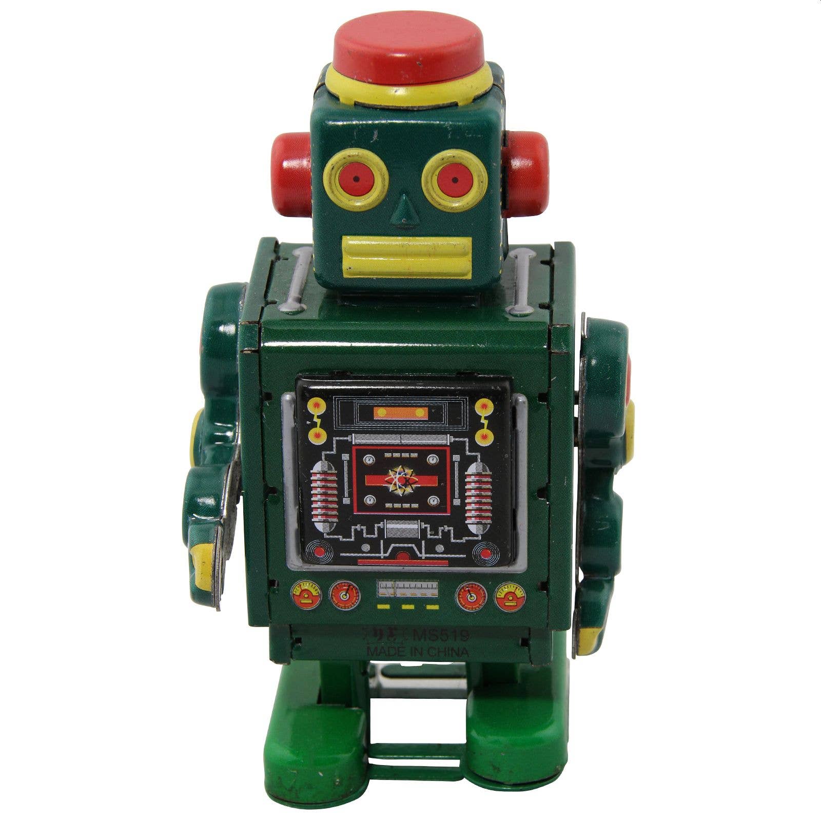 Tribal Trade GmbH - Wholesale Decorative Figurine - Robot green robot green tin robot1