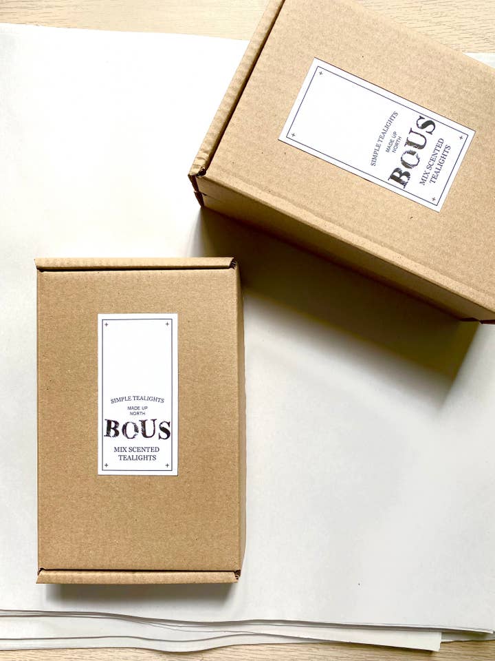 Bous Discovery Set - 6 bougies chauffe-plat aromathérapie parfumées pour la vente par Bous Candles and Home Fragrance