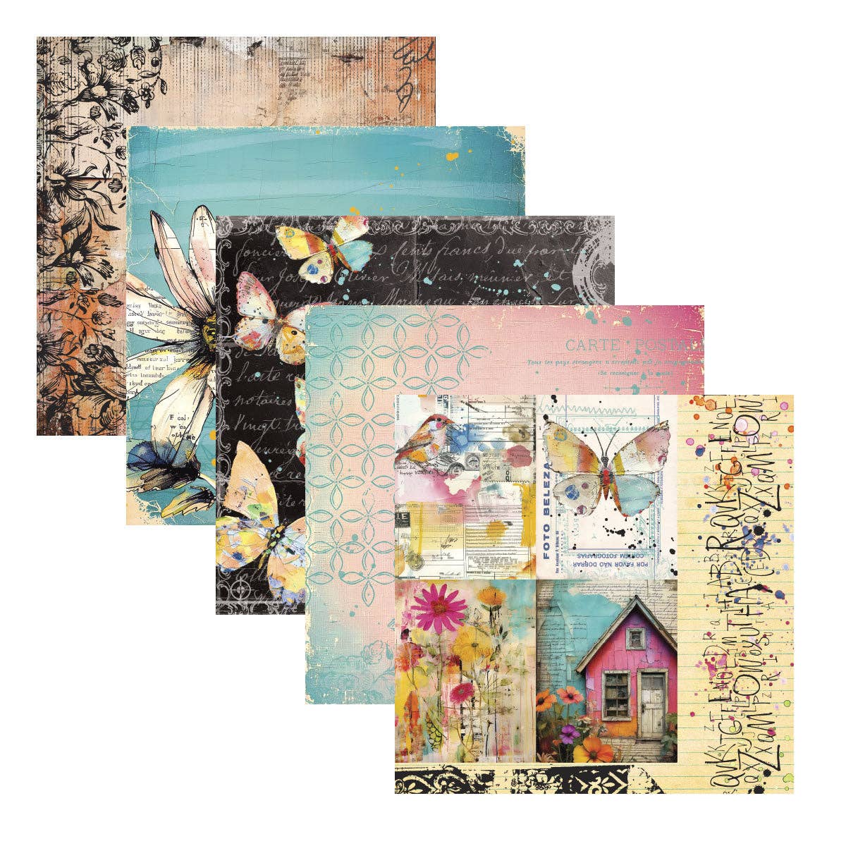 Hero Arts + Spellbinders Wholesale - Wholesale Craft Supplies - Beautifully Imperfect 6 x 6" Printed Paper from the Beautifully Imperfect Collection4