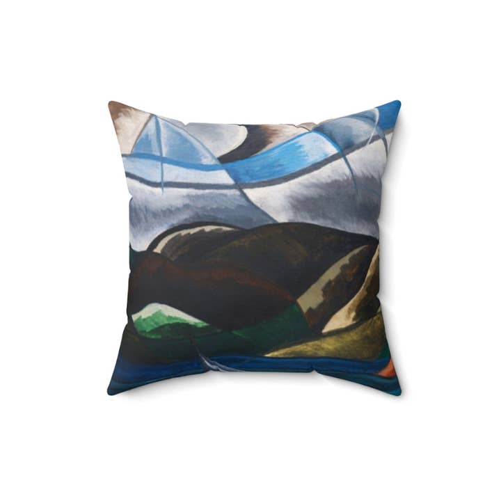 Arthur Dove "Clouds and Water" Faux Suede Square Pillow for wholesale by Random Pieces of 8