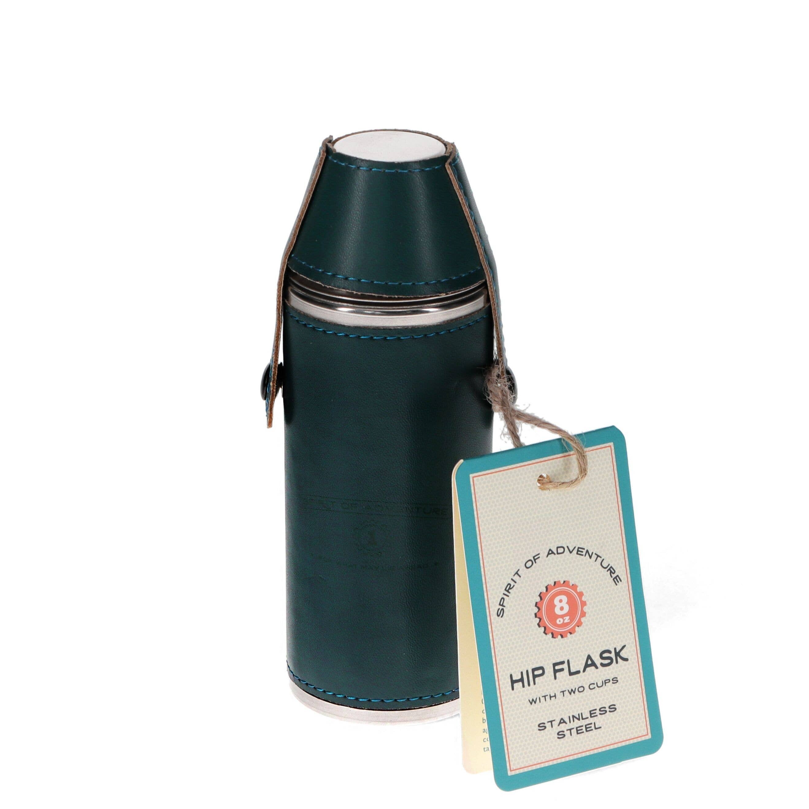 Rex B2B - UK - Wholesale Flask - Hunter Hip Flask With 2 Cups 220Ml - Spirit of Adventure2