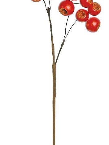 Crater Berry Pick, 19", Burnt Red for wholesale by Select Artificials, Inc.