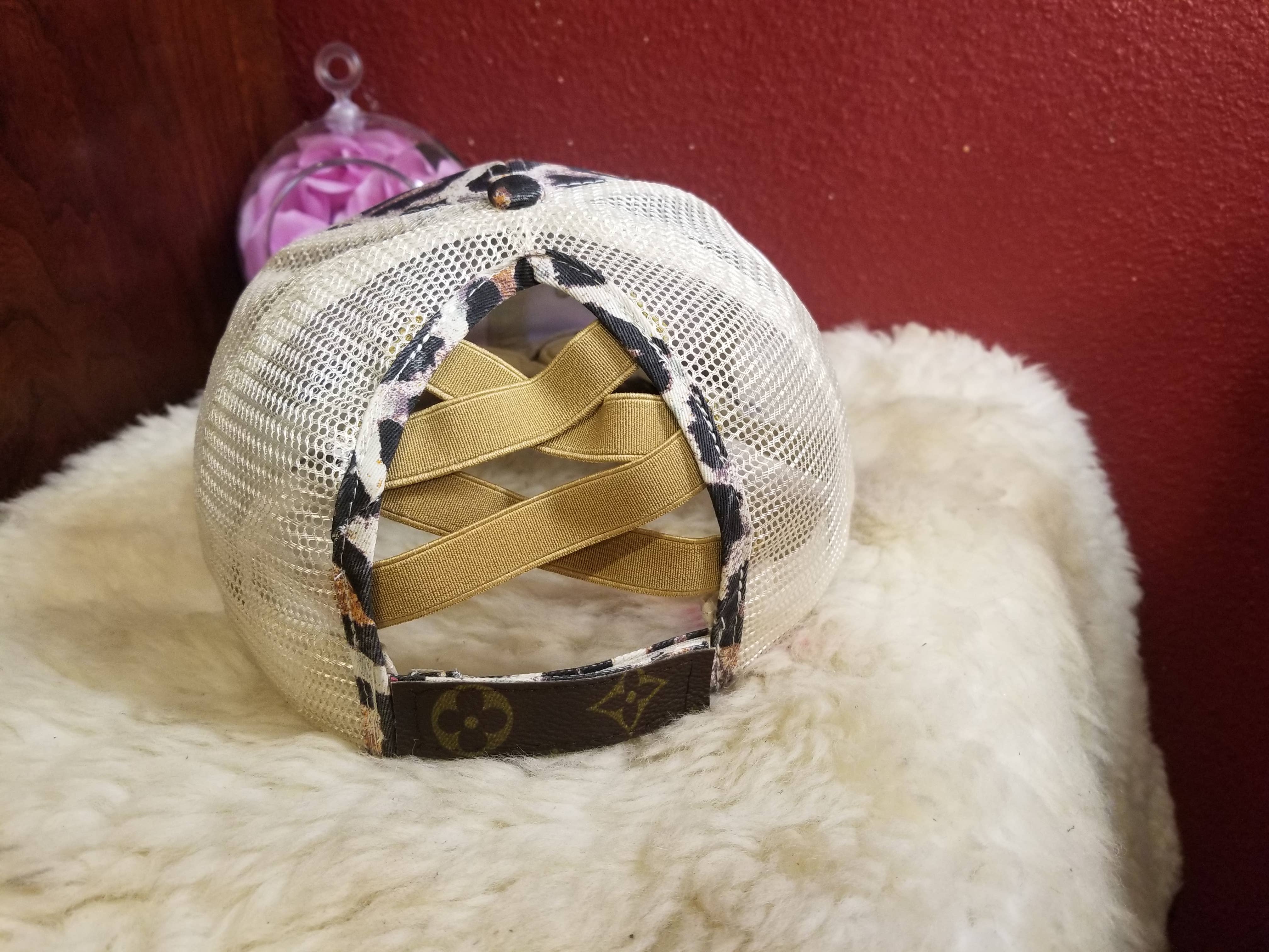 Upcycled Always & Forever accessories - Wholesale Baseball Cap - Women's - Upcycled LV patch cap1