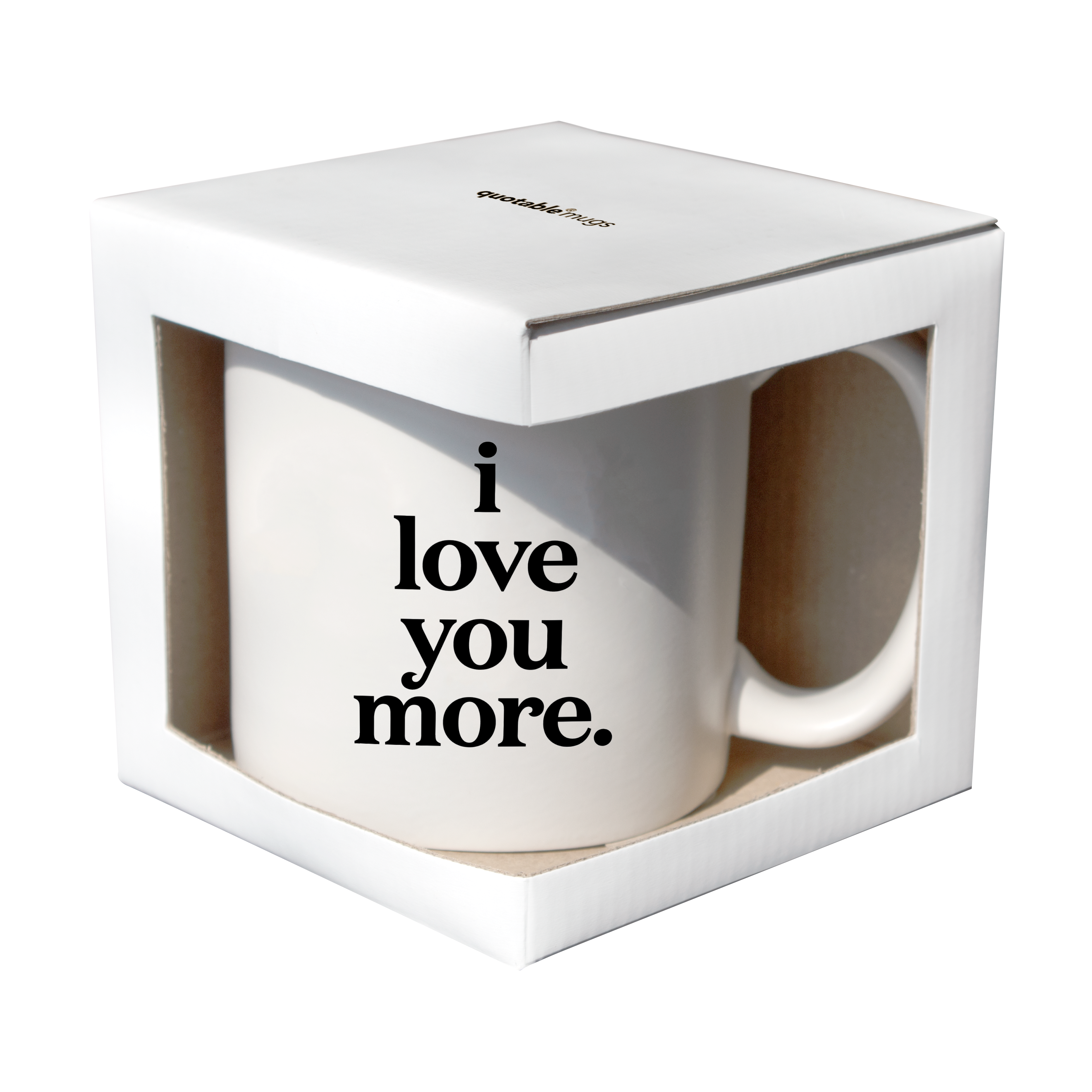 Quotable - Wholesale Coffee Mug - Mugs - G344 - I Love You More (Saying)1