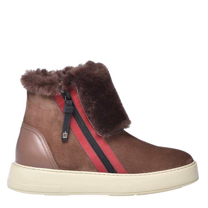 Sneaker S.Suede & Shear. Taupe for wholesale by Baldinini