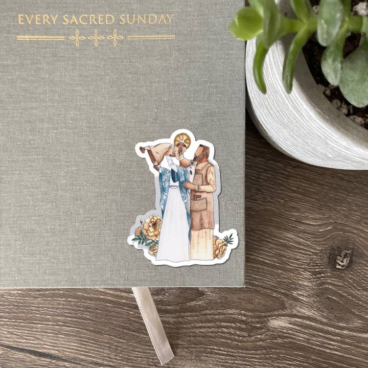 Holy Family Sticker for wholesale by Light Bearer Designs